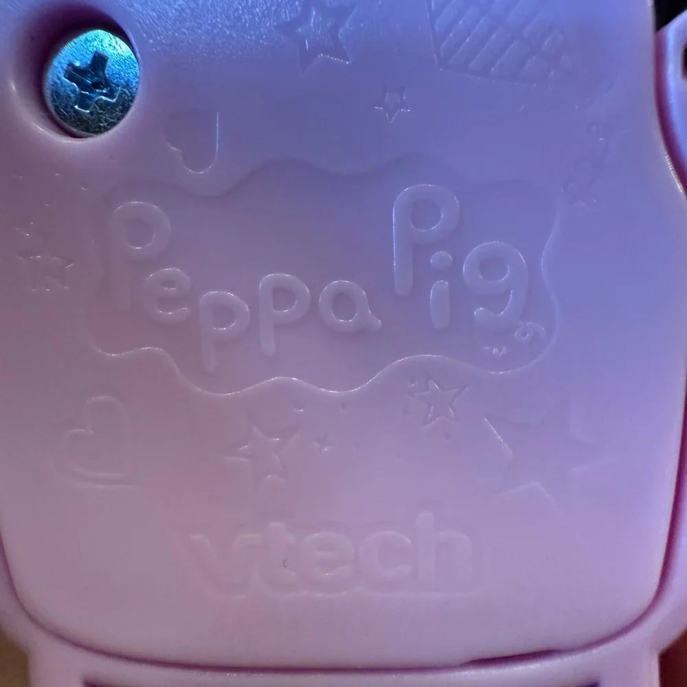 Peppa Pig Purple Pink Kids Character Learning Watch VTECH with Sound